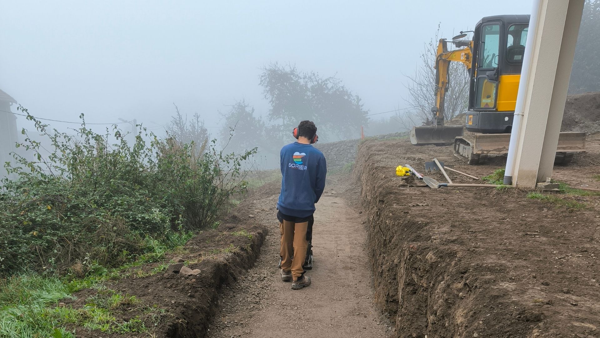 Gabions en aménagement extérieur