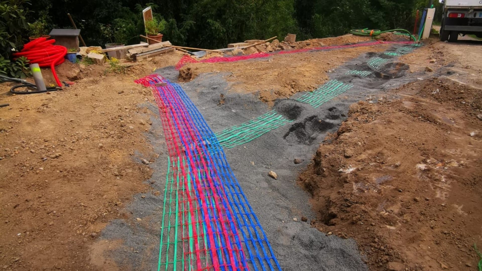 Travaux de VRD réalisés par Dorier TP & Paysage